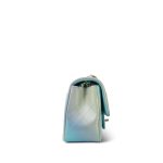 24P Multi Color Pearly Lambskin Quilted Mini Rectangular Flap Light Gold Hardware - Image 4