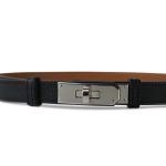 Kelly Belt Noir Epsom Palladium Plated C Stamp - Image 2
