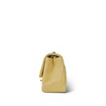 21C Light Yellow Lambskin Quilted Mini Square Flap Light Gold Hardware - Image 3