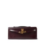 Kelly Cut Clutch Plum Box Gold Plated L Square Stamp - Image 8