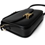 Celine Triomph Black Shiny Calfskin Bag Medium - Image 9