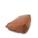 23C Caramel Lambskin Quilted 19 Flap Small Mixed Hardware - Image 6