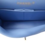 21C Blue Lambskin Quilted Classic Flap Small LGHW - Image 12