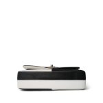Black/White Lambskin Classic Flap Medium LGHW - Image 3