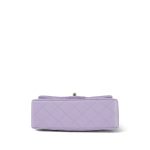 24P Violet/Light Purple Lambskin Quilted Mini Top Handle Light Gold Hardware - Image 4