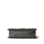 Grey Caviar Quilted Boy Bag Old Medium Aged Gold Hardware - Image 4