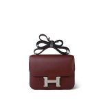 Constance 18 Rouge H Veau Evercolor Palladium Plated Y Stamp