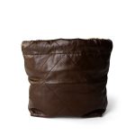 23A Brown Calfskin Quilted Mini 22 Bag Antique Gold Hardware - Image 4