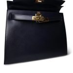 Kelly Sellier 28 Navy Box Calfskin Gold Plated (Z) Stamp - Image 11