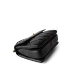 Black Lambskin Quilted Small Trendy CC - Image 9