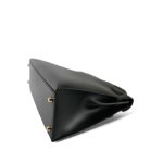 Kelly Sellier 32 Black Box Calfskin Gold Plated C Square Stamp - Image 15