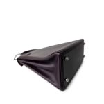 Kelly 28 Raisin Box Calfskin Palladium Plated [G] Stamp - Image 10