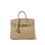 Birkin 25 Trench Veau Togo Gold Plated A Stamp