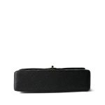 Black Caviar Quilted Medium Classic Flap Gold Hardware - Image 5