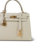Kelly 25 Craie Epsom Gold Plated D Stamp - Image 6