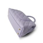 21K Lilac Caviar Quilted Small Coco Handle LGHW - Image 10