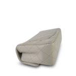 Grey Lambskin Quilted Mini Rectangular Flap Light Gold Hardware - Image 7
