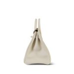 Birkin 25 Craie Veau Togo Gold Plated T Stamp - Image 9