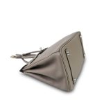 Birkin 25 Gris Asphalt Taurillon Novillo Palladium Plated Y Stamp - Image 18
