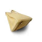 Birkin 25 Jaune Poussin Togo Gold Plated Z Stamp - Image 9