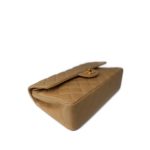 Vintage Beige Lambskin Quilted Classic Flap Medium GHW - Image 7