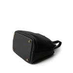 Picotin Lock 18 Black Taurillon Clemence Gold Plated U Stamp - Image 6