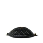 24A Black Lambskin Quilted Waist Bag/ Bumbag Enamel CC Chain Aged Gold Hardware - Image 8