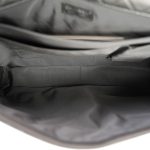 19B Dark Silver Calfskin Small XXL Travel Flap Bag - Image 10