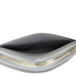 21A Light Grey Caviar Quilted Zip Coin Purse - Image 11