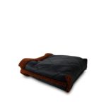 23B Navy Aged Lambskin Brown Sherling Quilted 22 Bag Small Aged Gold Hardware - Image 7