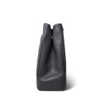 Dark Grey Caviar Quilted CC Shopping Tote Large LGHW - Image 7