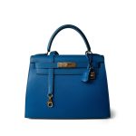 Kelly Sellier 28 Bleu France Courchevel Plated (Y) Stamp