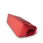 21P Red Lambskin Quilted Mini Rectangular Single Flap - Image 8