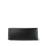 Kelly 28 Sellier Black Box Calfskin Gold Plated A Square Stamp - Image 15
