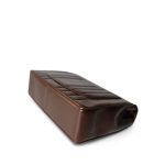 Brown Mademoiselle Lambskin Vertical Flap Jumbo Gold Hardware - Image 5