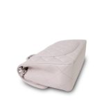 21B Lilac Lambskin Quilted Classic Flap Small Silver Hardware - Image 9