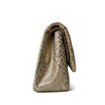 Gold Python Jumbo Classic Flap Light Gold Hardware - Image 7