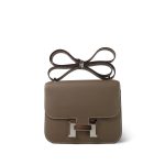 Constance 18 Etoupe Epsom Palladium Plated W Stamp