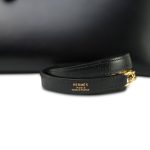 Vintage Kelly 28 Black Box Calfskin Gold Plated - Image 4