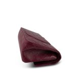 Burgundy Crumpled Calfskin Quilted Reissue 2.55 Aged Gold Hardware 225 - Image 10