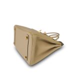 Birkin 25 Trench Veau Togo Gold Plated A Stamp - Image 8