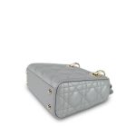 Opaline Gray Pearlescent Cannage Lambskin - Image 15