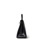 Kelly 28 Retourne Black Box Calfskin Gold Plated A Square Stamp - Image 4