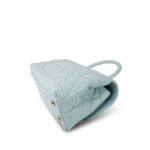 Light Blue Caviar Quilted Small Coco Handle Light Gold Hardware - Image 8