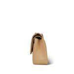 Beige Clair Caviar Quilted Jumbo Classic Flap Gold Hardware - Image 3