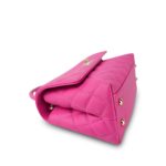 22K Pink Caviar Quilted Small Coco Handle Light Gold Hardware - Image 9