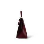 Kelly Sellier 28 Rouge H Box Calfskin Gold Plated W Circle Stamp - Image 13