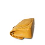 Amber Yellow Caviar Chevron Quilted Classic Flap Small LGHW - Image 17
