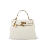 Kelly Sellier 28 Craie Veau Epsom Gold Plated D Stamp - Image 17