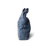 24S Washed Denim Quilted 22 Hobo Bag Small - Image 5